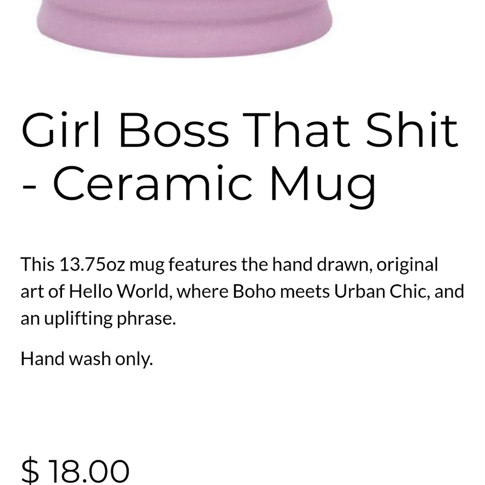 TWO Purple Girl Boss That Shit Mug - Picture 2 of 2